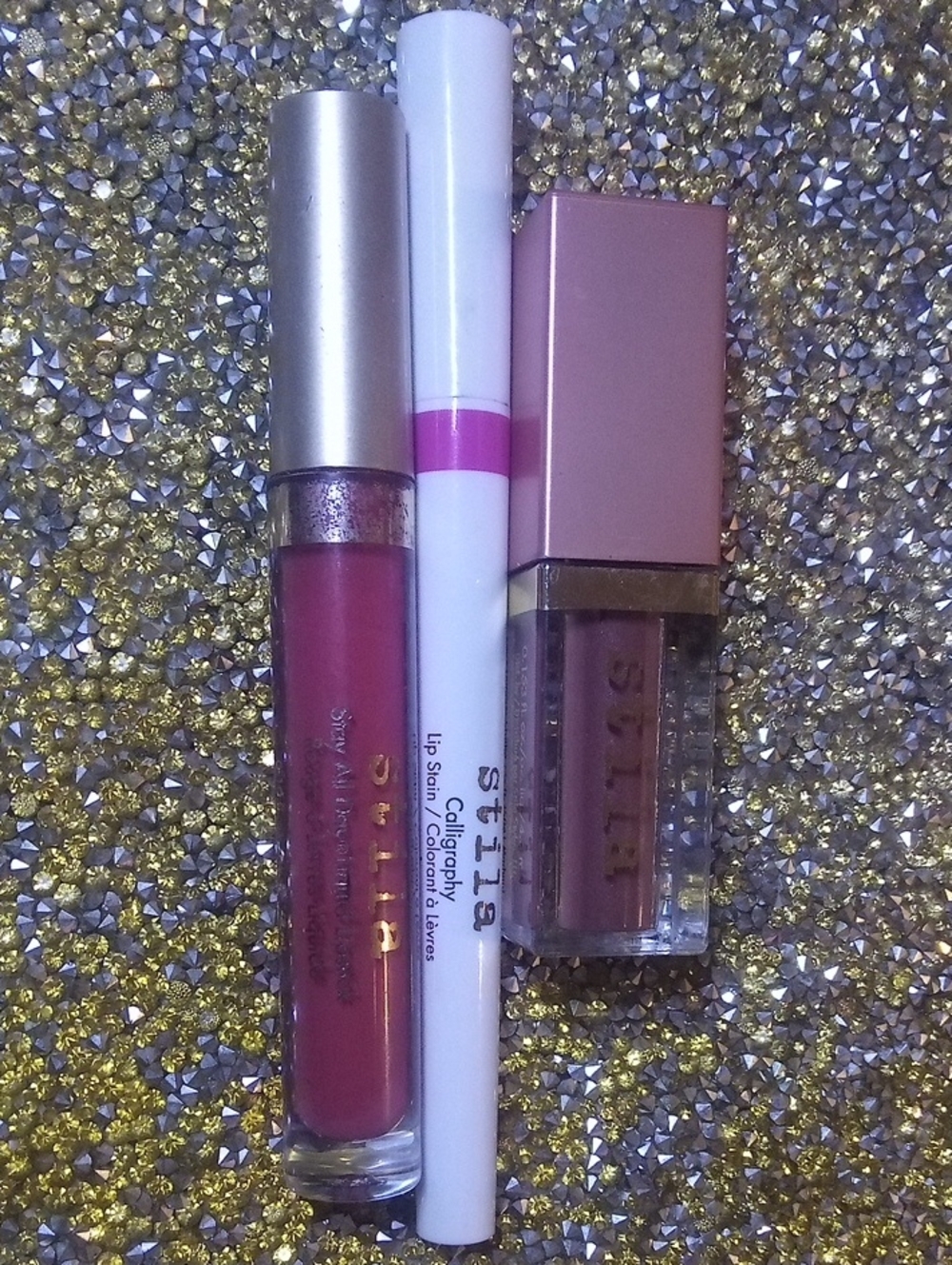 Stila Liquid Lip Trio in Rose, Mauve & Pink